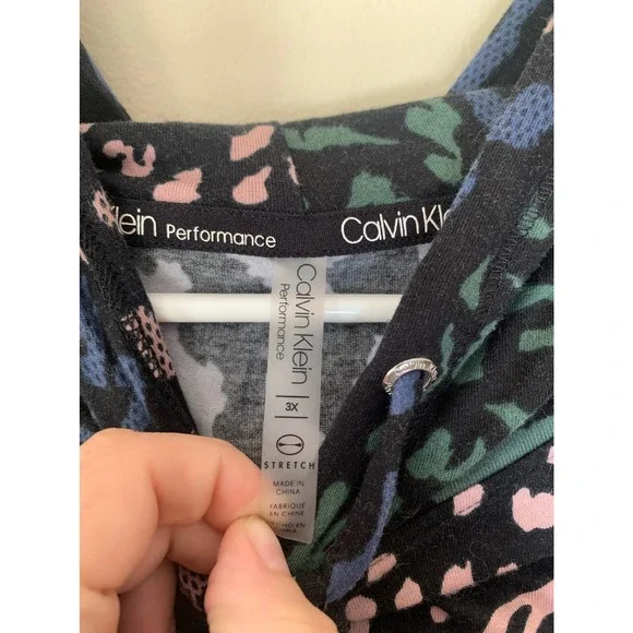 Calvin Klein Performance Women’s Animal Hoodie size 3XL - Picture 5 of 6